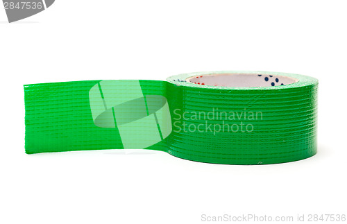 Image of Roll of Green Adhesive Tape