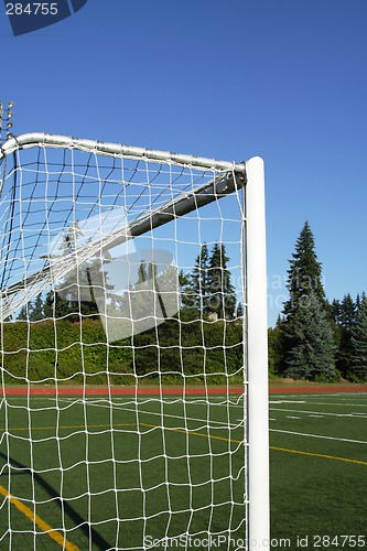 Image of Soccer goal posts