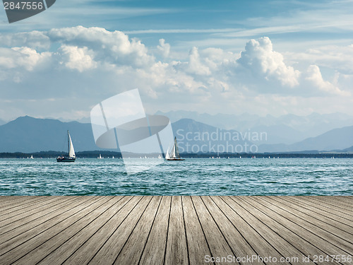 Image of sailing at Starnberg lake