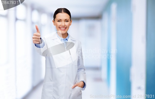 Image of smiling female doctor