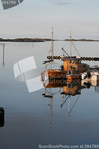 Image of Fishingboats in Norway