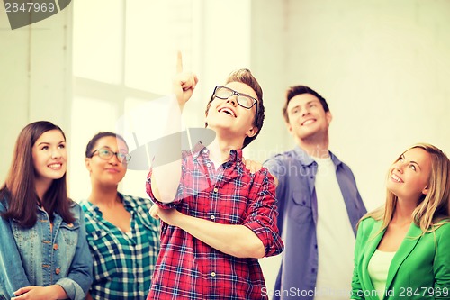Image of student boy at school
