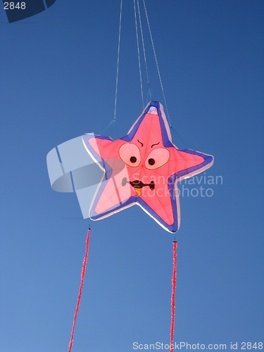 Image of kite agains blue sky