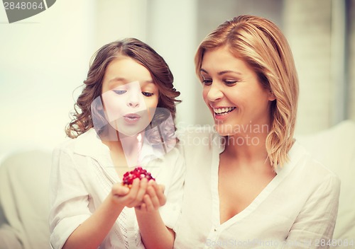 Image of mother and daughter