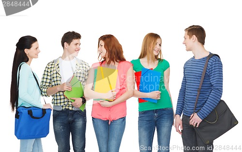 Image of group of smiling students standing