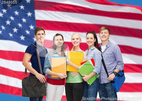 Image of group of smiling students standing