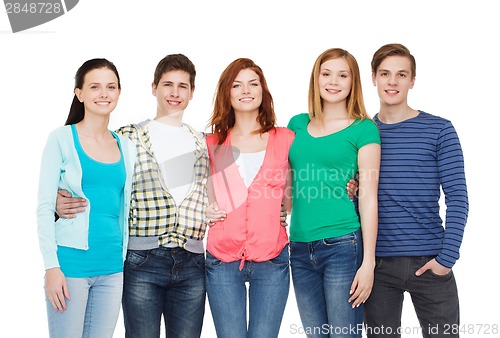 Image of group of smiling students standing