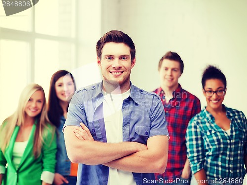 Image of student boy at school