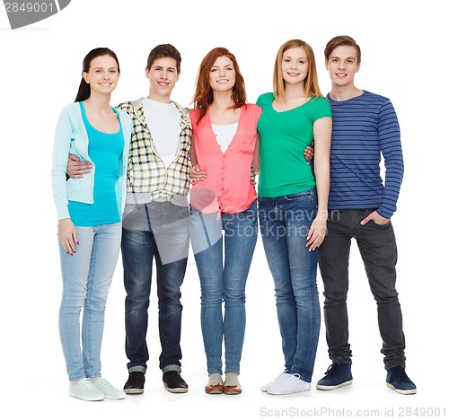 Image of group of smiling students standing