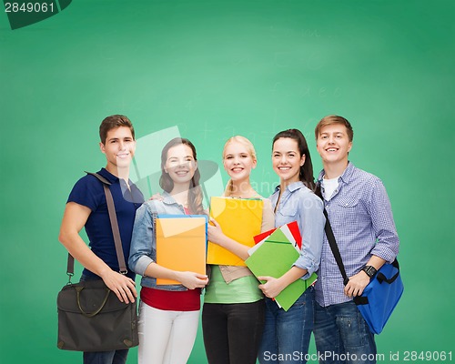 Image of group of smiling students standing