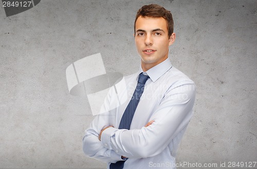 Image of friendly young businessman