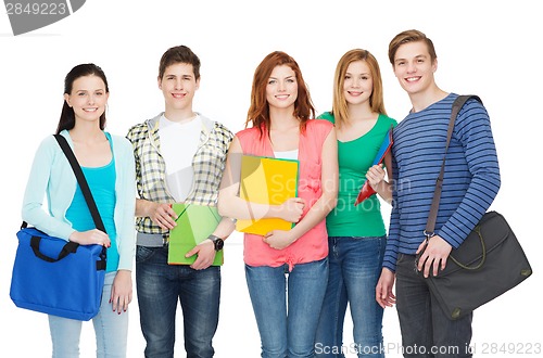 Image of group of smiling students standing