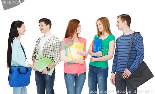 Image of group of smiling students standing