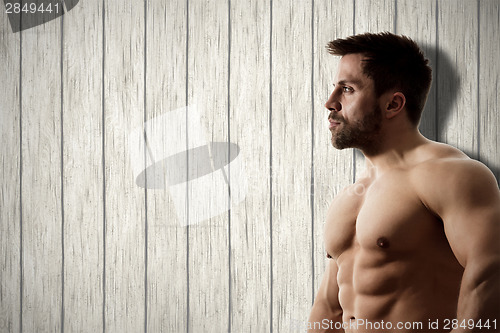 Image of strong man background