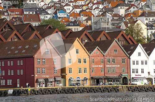 Image of Bergen wooden houses