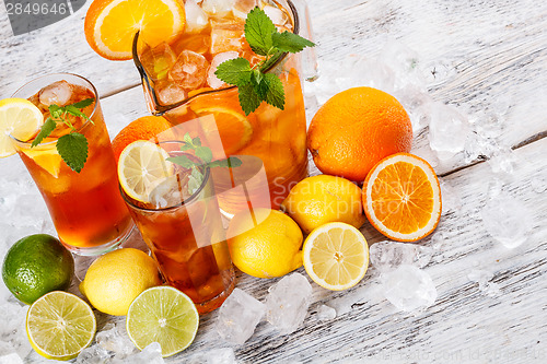 Image of Refreshing ice tea