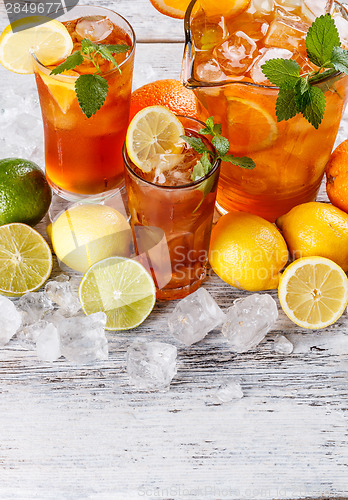 Image of Glasses of iced tea