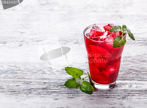 Image of Fresh cold strawberry tea