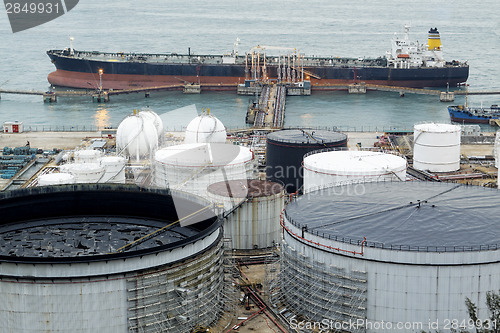 Image of Oil Tank at day