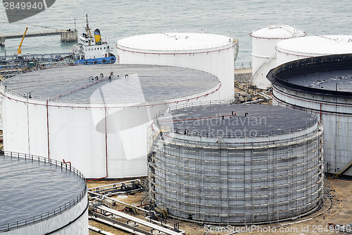 Image of Oil Tank at day