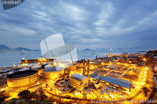 Image of Glow light of petrochemical industry