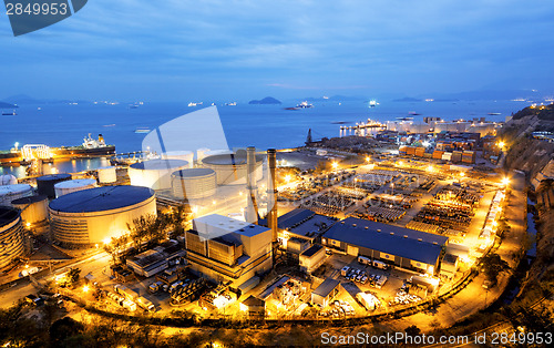 Image of Glow light of petrochemical industry