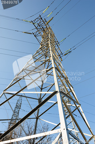 Image of high voltage power lines