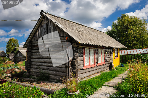 Image of Old Russian wooden house
