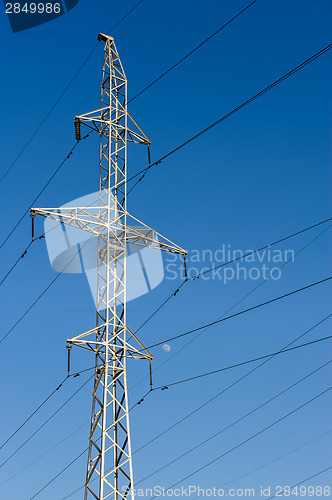 Image of high voltage power lines