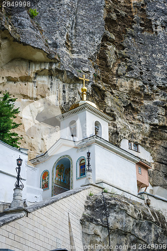 Image of Uspensky cave monastery near Bakchisarai, Crimea