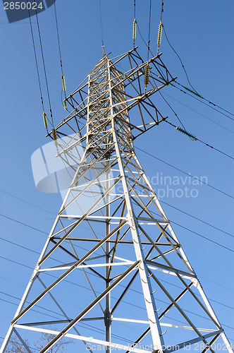 Image of high voltage power lines