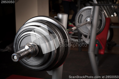 Image of Barbell ready to workout