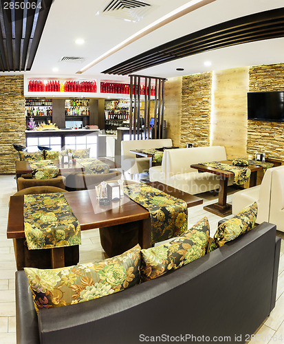 Image of Modern restaurant interior