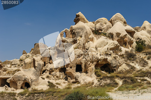 Image of Rocks near Goreme,  Cappadocia, Turkey