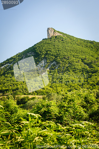 Image of High mountain cliff in Crimea