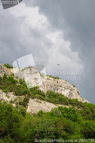 Image of Cloudy weather over Crimea Mountains