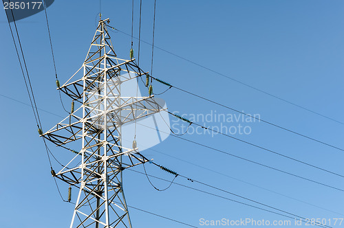 Image of high voltage power lines