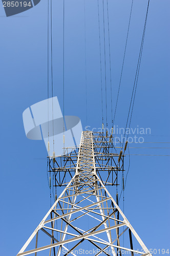 Image of high voltage power lines