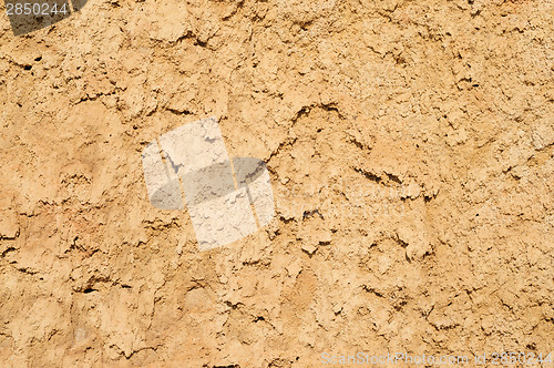 Image of Dry soil and sand closeup texture