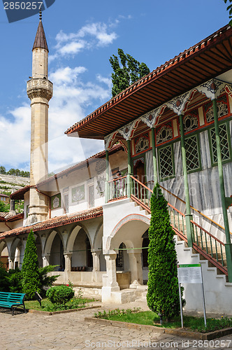 Image of Khan's palace in Bakhchisarai, Crimea, Ukraine