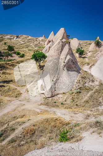 Image of Rocks near Goreme, , Cappadocia, Turkey
