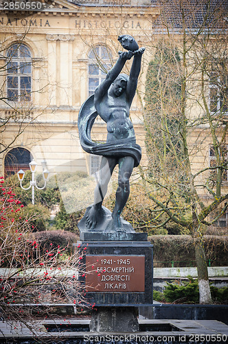 Image of Monument In honor of immortal valor of medics, Lviv, Ukraine