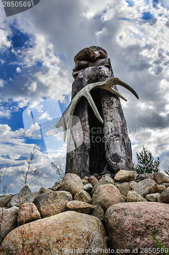 Image of Saami sejd, pagan idol