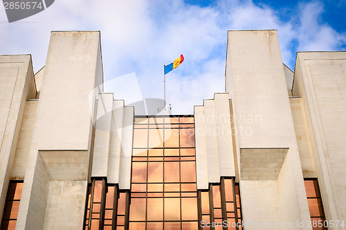 Image of President's administration building, Chisinau, Moldova