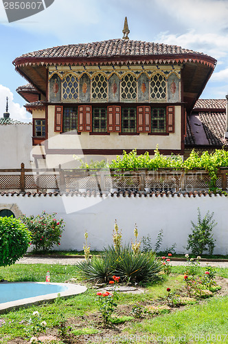 Image of Khan's palace in Bakhchisarai, Crimea, Ukraine