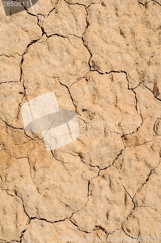 Image of Dry soil and sand closeup texture