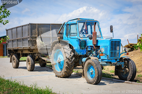 Image of old tractor