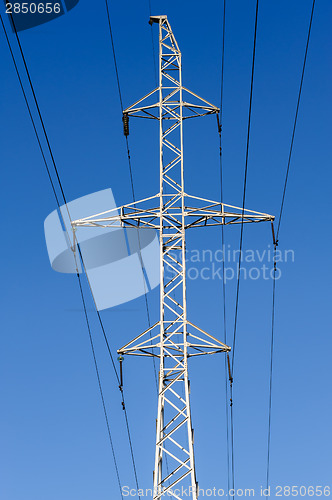 Image of high voltage power lines