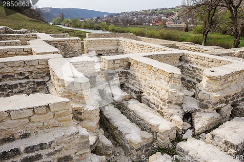 Image of Ruins of public bath, old Orhei, Moldova