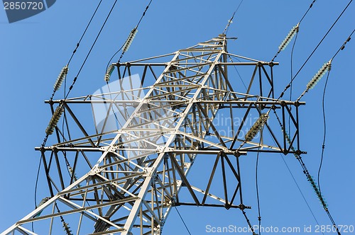 Image of high voltage power lines